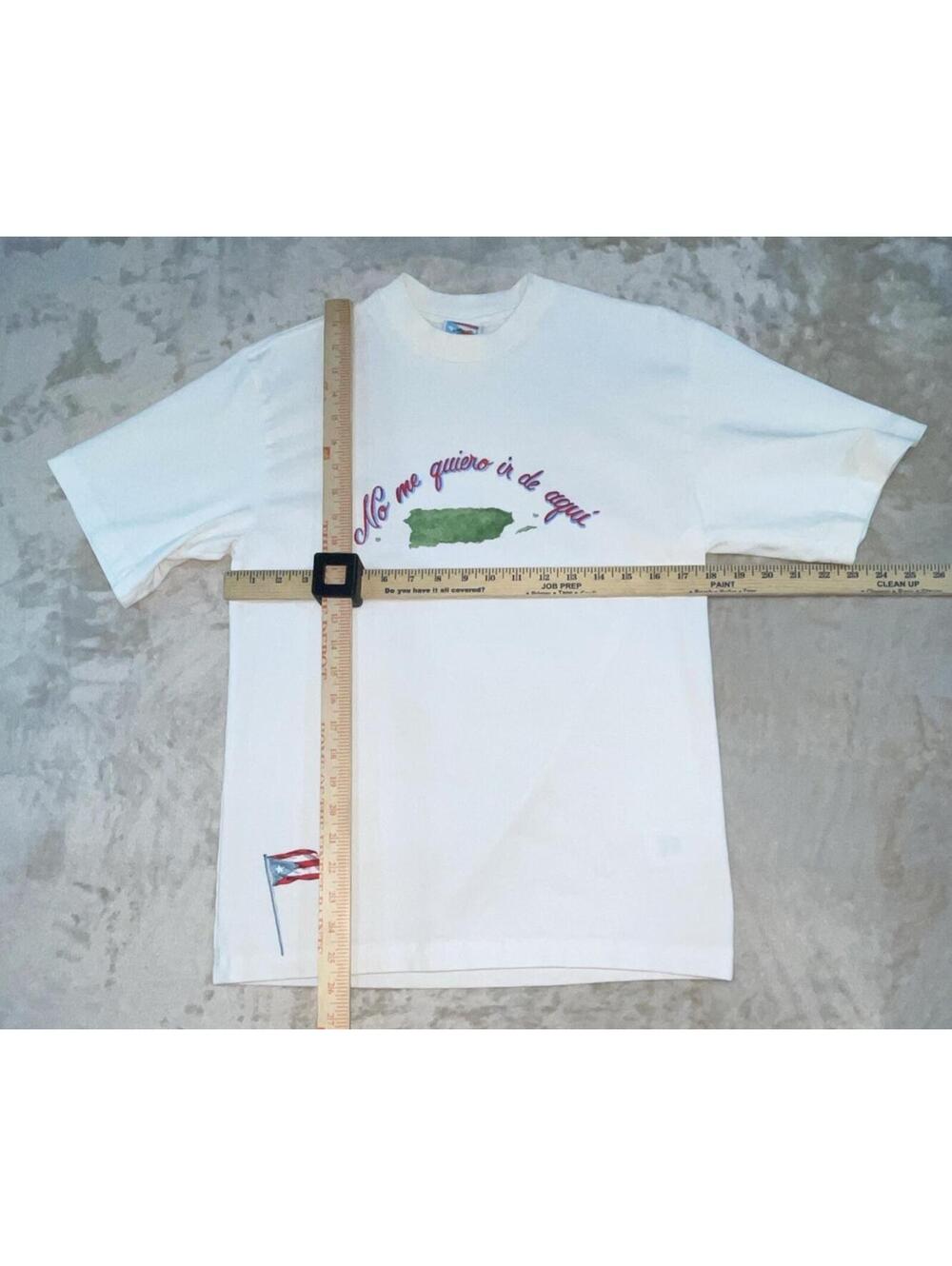 Bad Bunny "No me quiero ir de aqui” T-Shirt (S) Exclusive Puerto Rico Merch DtMf - Picture 8 of 11